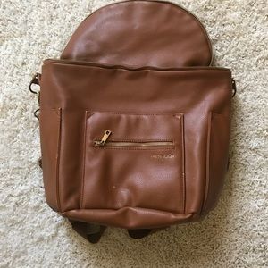 Fawn Design Cognac bucket diaper bag